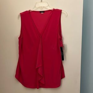 Sleeveless Hot Pink Tahari Top